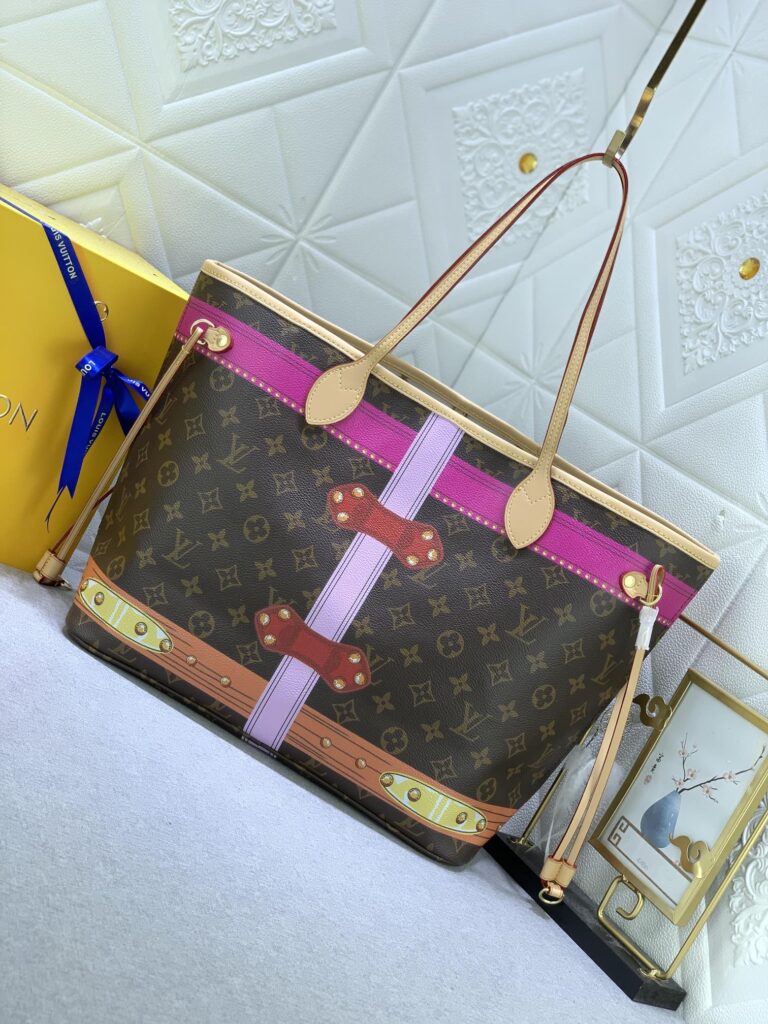 Louis Vuitton Neverfull Mm Tote Bag Trompe L’Oeil Monogram 32Cm - Image 7