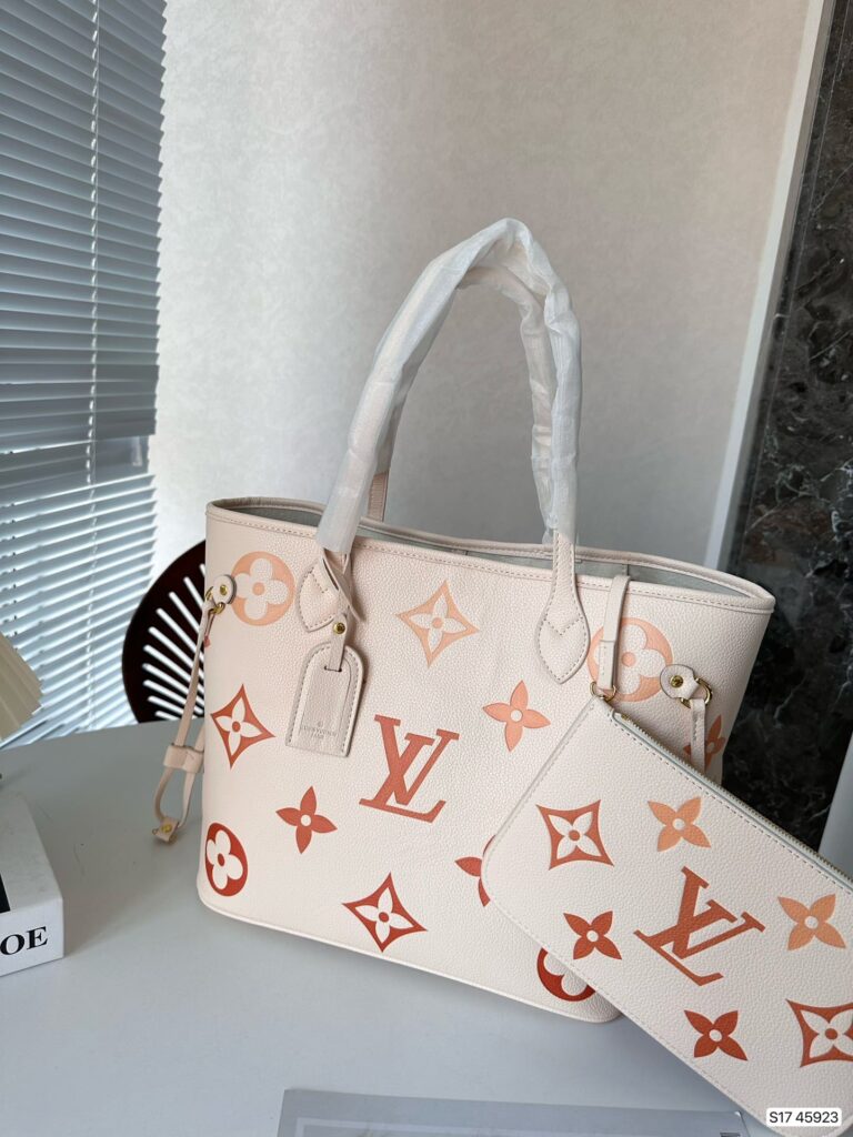 Louis Vuitton Neverfull Mm Beige 33Cm M46516 - Image 7