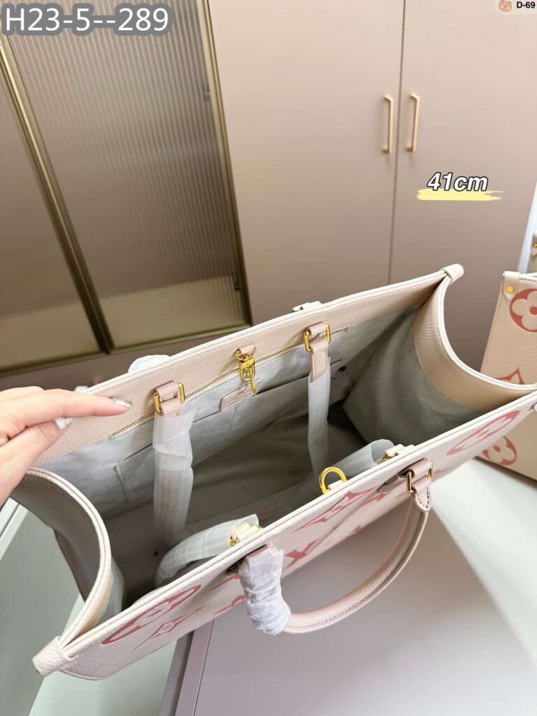 Louis Vuitton Onthego Bag Pink 41Cm - Image 10