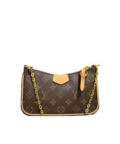 Louis Vuitton Easy Pouch On Strap Monogram Brown 26Cm