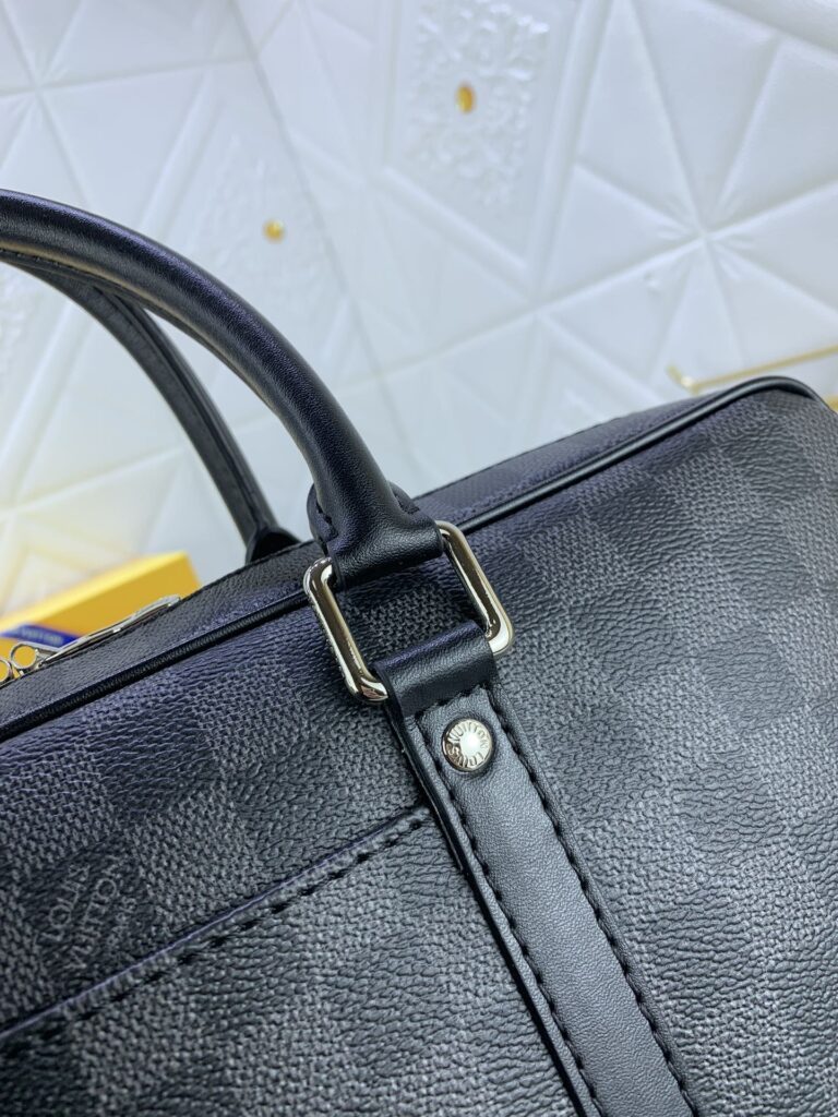 Louis Vuitton Porte Documents Voyage Damier Black 37Cm N40485 - Image 5