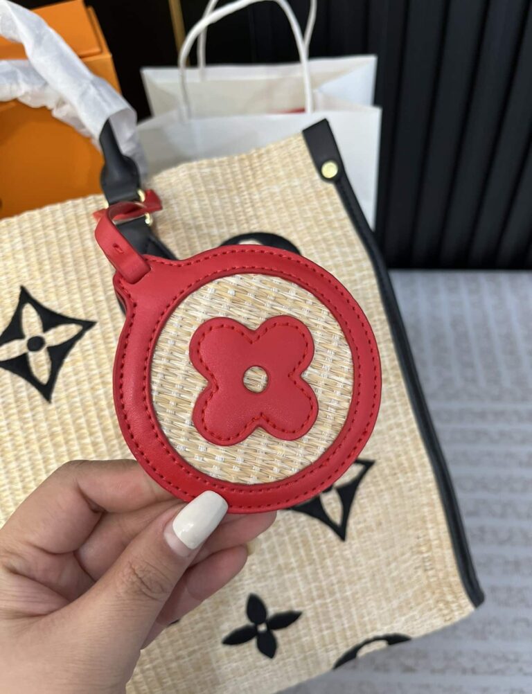 Louis Vuitton Onthego Mm Raffia Tote Bag 40Cm M57723 - Image 6