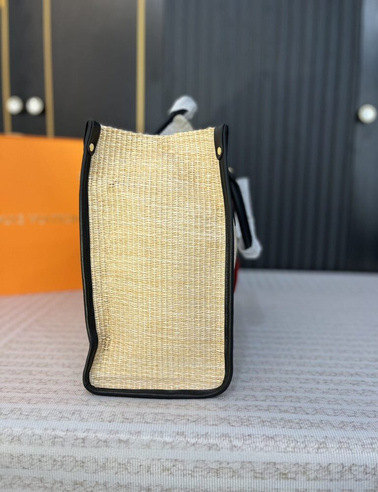 Louis Vuitton Onthego Mm Raffia Tote Bag 40Cm M57723 - Image 7