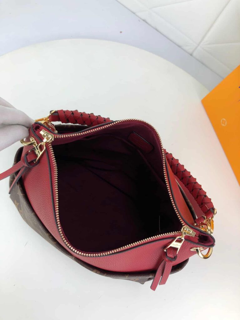 Louis Vuitton Maida Hobo Handbag Red Monogram 33Cm - Image 2