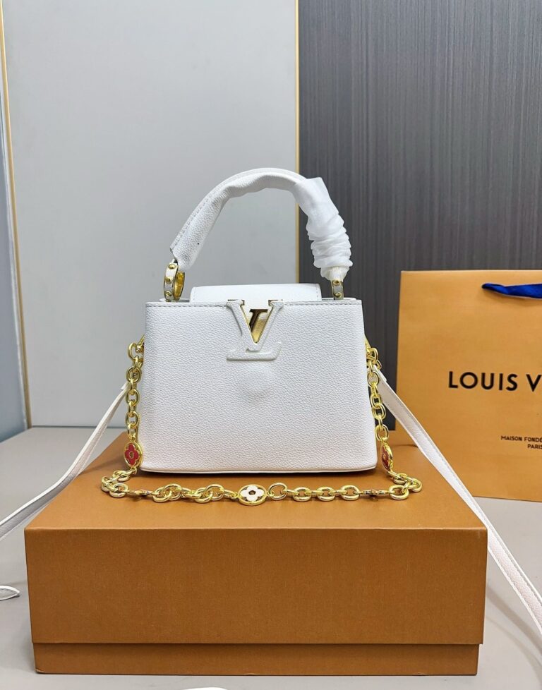 Louis Vuitton Capucines Mini White 21Cm M23718 - Image 2