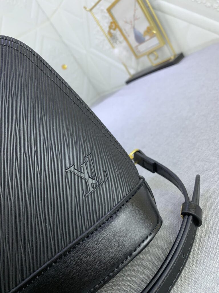 Louis Vuitton Alma Backpack Epi Leather Black 20Cm M25103 - Image 6