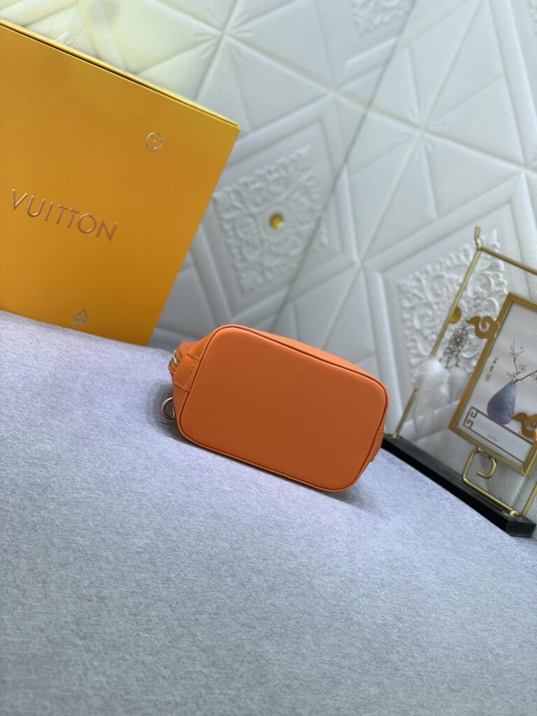 Louis Vuitton Alma Backpack Epi Leather Orange 20Cm M25104 - Image 7