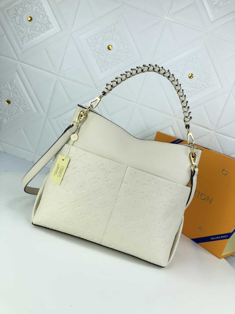 Louis Vuitton Maida Hobo Handbag White 33Cm - Image 8
