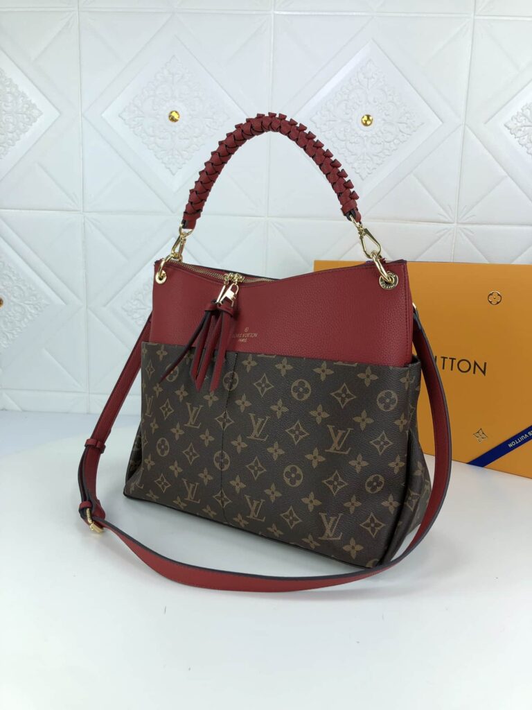 Louis Vuitton Maida Hobo Handbag Red Monogram 33Cm - Image 9