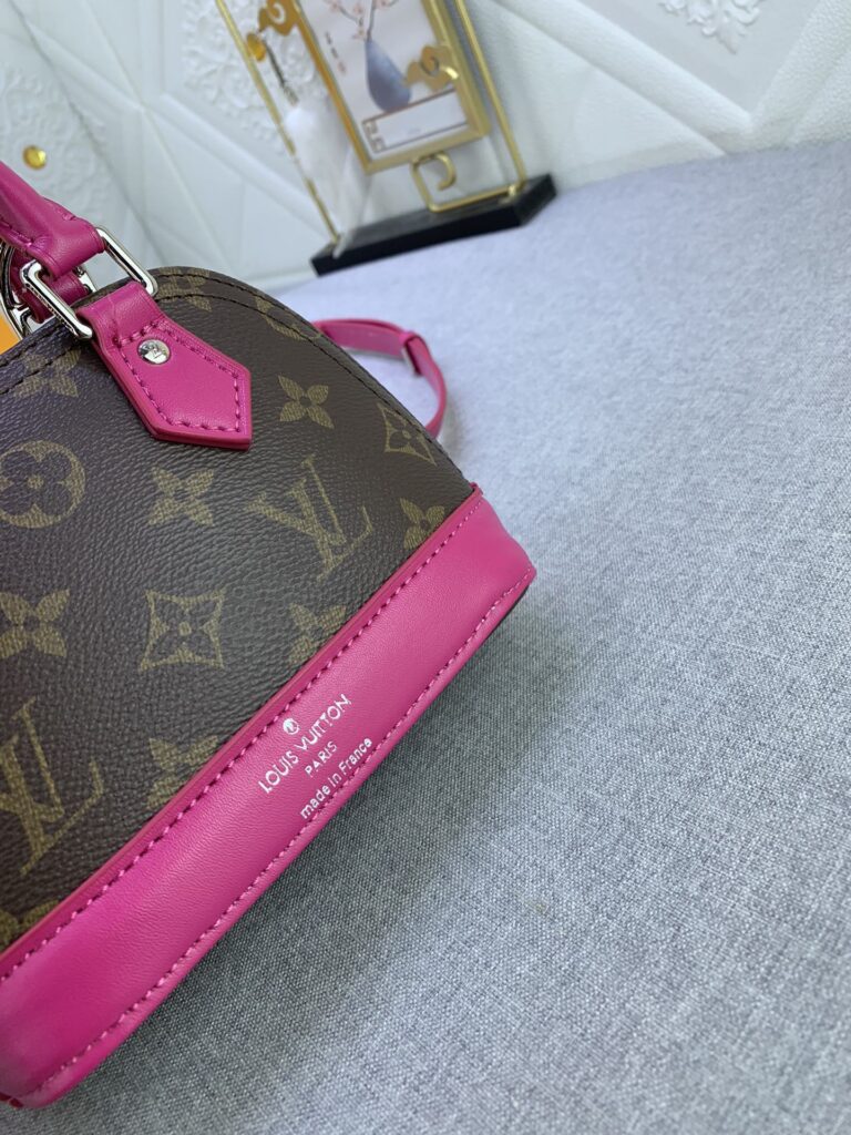 Louis Vuitton Mini Alma Monogram Canvas Mix With Pink 18Cm M83206 - Image 7