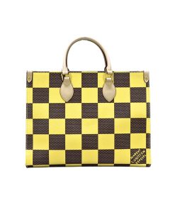 Louis Vuitton On The Go Mm Damier Yellow 34Cm
