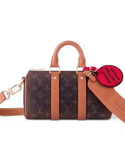 Louis Vuitton Keepall Bandoulière 25 Monogram Dust Coated Canvas Brown 25Cm M11542