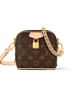 Louis Vuitton Just In Case Monogram Canvas Leather Brown 13Cm M47096