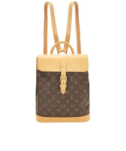 Louis Vuitton Soho Backpack Monogram Canvas Beige 30Cm