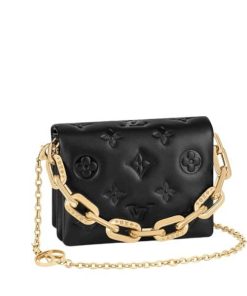 Louis Vuitton Coussin Belt Bag Monogram Black 17Cm M81125