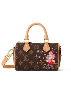Louis Vuitton Nano Speedy Bag Monogram Brown 16Cm M82624