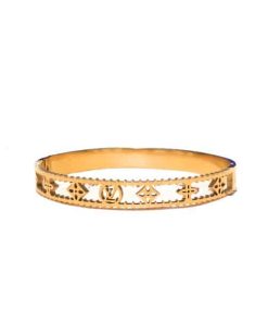 Louis Vuitton Monogram Cuff Gold