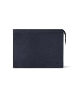 Louis Vuitton Voyage Mm Pochette Black 26Cm M30989