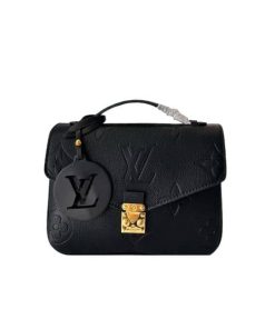 Louis Vuitton Pochette Métis With Black Tag Black 25Cm
