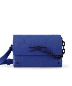 Louis Vuitton Steamer Wearable Wallet Blue 18Cm M82571