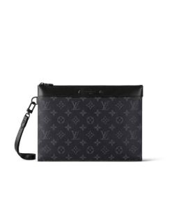 Louis Vuitton To Go Pochette Monogram Black 30Cm M81569