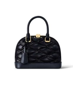 Louis Vuitton Alma Bb Bag Black 24Cm M23666