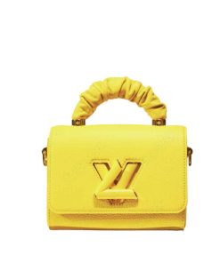 Louis Vuitton Twist Mm Bags Yellow 22Cm