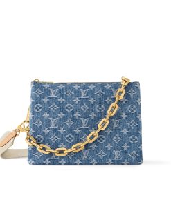 Louis Vuitton Coussin Pm Bag Denim Blue 26Cm M24564