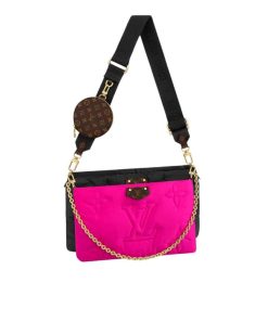 Louis Vuitton Multi Pochette Accessoires Pink 25Cm
