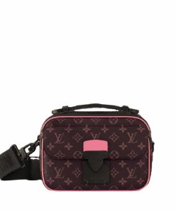 Louis Vuitton S Lock Messenger Monogram Brown And Purple 24Cm