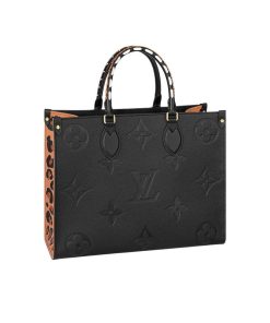 Louis Vuitton Wilde At Heart Onthego Mm Bag Black 34Cm