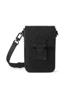 Louis Vuitton S Lock Vertical Wearable Wallet Black 19Cm M81524