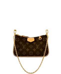 Louis Vuitton Monogram Pochette Brown 20Cm