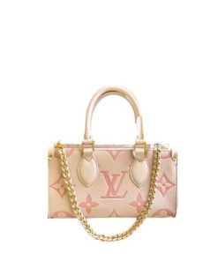 Louis Vuitton Onthego East West Bag Pink 25Cm