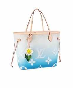Louis Vuitton Neverfull Mm Blue 33Cm