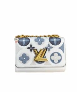 Louis Vuitton Twist Mm Bags Monogram White 25Cm