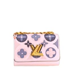 Louis Vuitton Twist Mm Bags Monogram Light Pink 25Cm