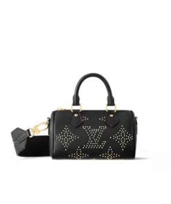 Louis Vuitton Nano Speedy Black 16Cm M46745