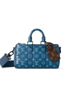 Louis Vuitton Keepall Bandoulière 25 Bag Atlantic Blue 24Cm M46803