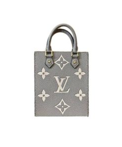 Louis Vuitton Petit Sac Plat Monogram Grey 17Cm
