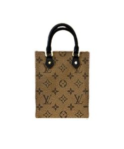 Louis Vuitton Petit Sac Plat Monogram Light Brown 17Cm