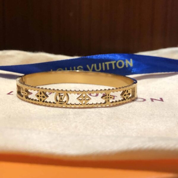 Louis Vuitton Monogram Cuff Gold - Image 3