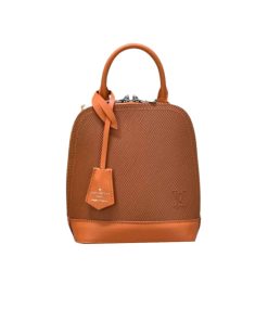 Louis Vuitton Alma Backpack Epi Leather Orange 20Cm M25104
