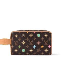 Louis Vuitton Locker Dopp Kit Monogram Craggy Chocolate 28Cm M47069