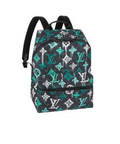 Louis Vuitton Discovery Backpack Graffiti Green 36Cm M21395