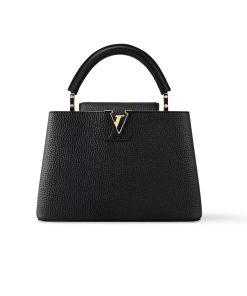 Louis Vuitton Capucines Bb Bag Black 27Cm M94755