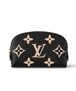 Louis Vuitton Cosmetic Pouch Pm Black 17Cm M59086
