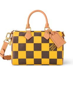 Louis Vuitton Speedy 25 Bandoulière Damier Pop Yellow 25Cm N40584