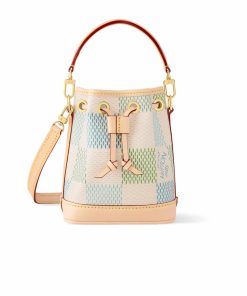 Louis Vuitton Nano Noé Damier Canvas Pistachio 16Cm N40640
