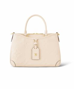 Louis Vuitton Trianon Pm Monogram Empreinte White 28Cm M46503
